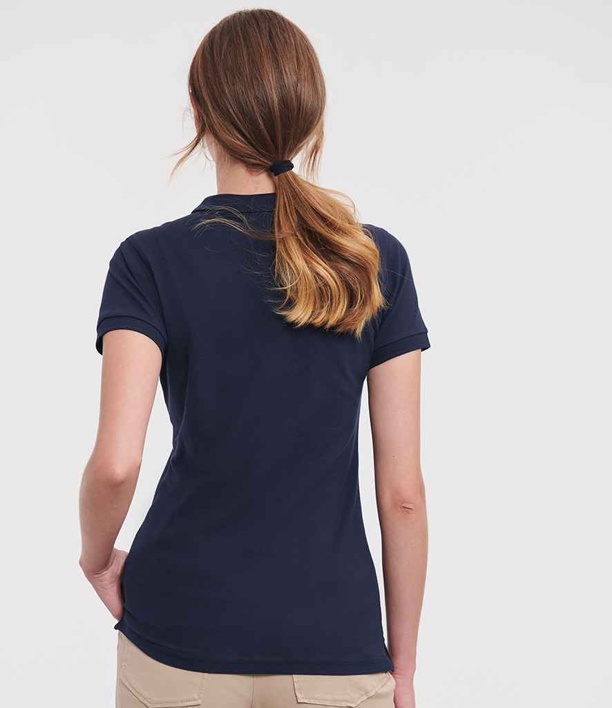 Russell Athletic Ladies Stretch Piqué Polo Shirt