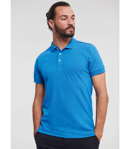 Russell Athletic Stretch Piqué Polo Shirt