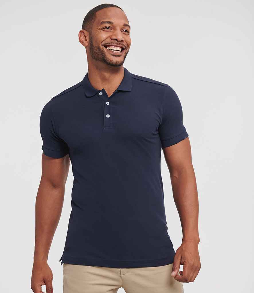 Russell Athletic Stretch Piqué Polo Shirt