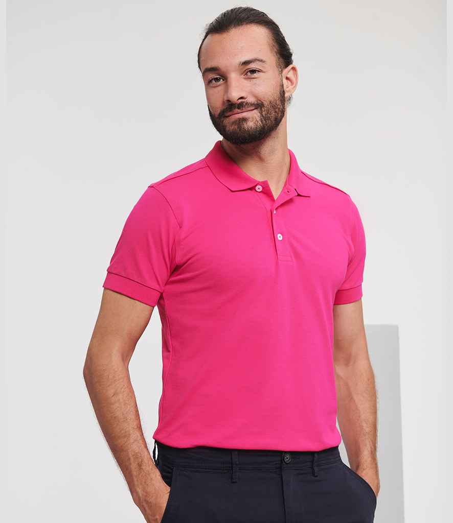 Russell Athletic Stretch Piqué Polo Shirt