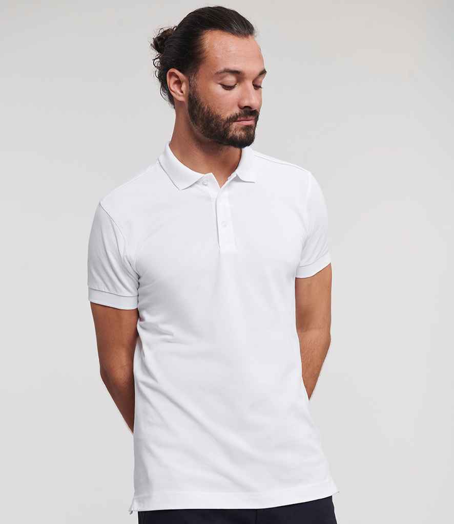 Russell Athletic Stretch Piqué Polo Shirt