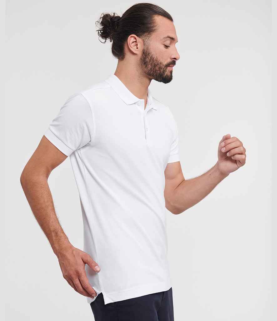 Russell Athletic Stretch Piqué Polo Shirt