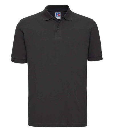 Russell Athletic Classic Cotton Piqué Polo Shirt - Black