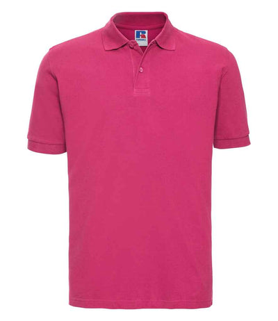 Russell Athletic Classic Cotton Piqué Polo Shirt - Fuchsia