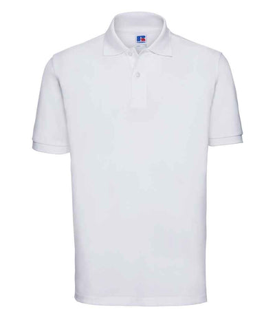 Russell Athletic Classic Cotton Piqué Polo Shirt - White
