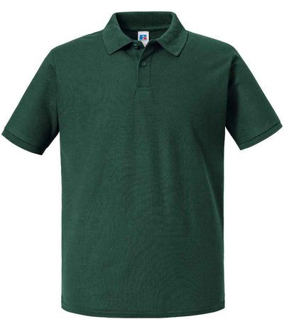 Russell Athletic Authentic Eco Piqué Polo Shirt - Bottle Green