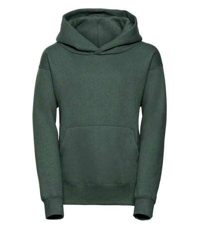 Russell Athletic Kids Hooded Sweatshirt - Bottle Green