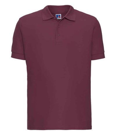 Russell Athletic Ultimate Cotton Piqué Polo Shirt - Burgundy