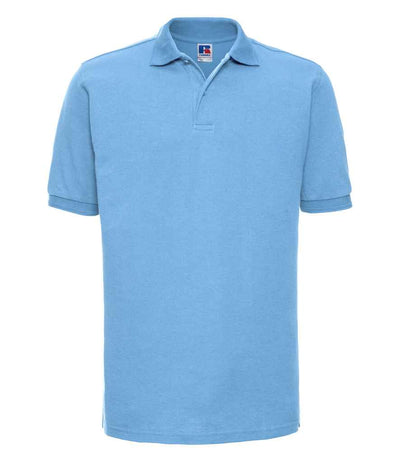 Russell Athletic Hardwearing Poly/Cotton Piqué Polo Shirt - Sky Blue