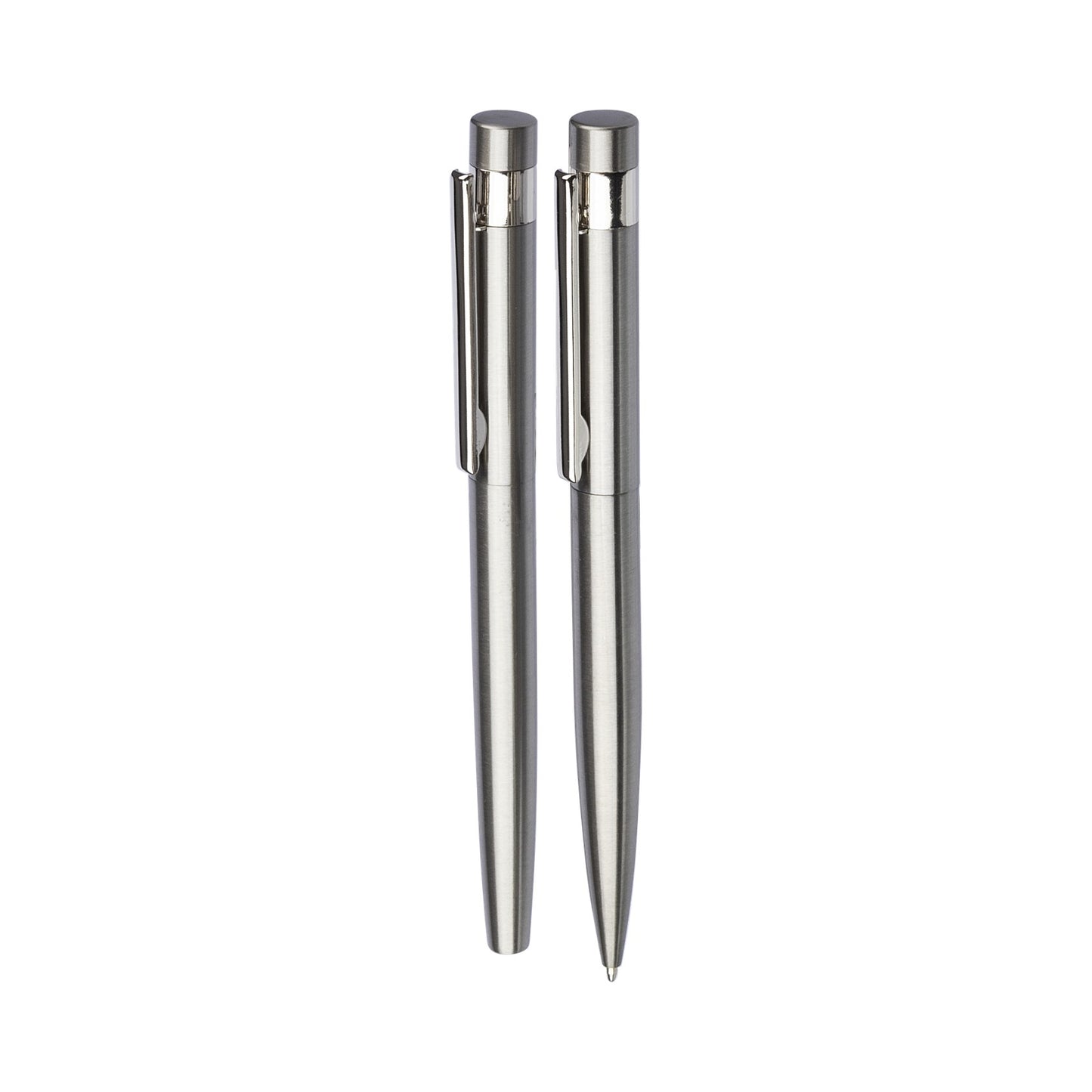 Recycled stainless steel pen set (2pc)