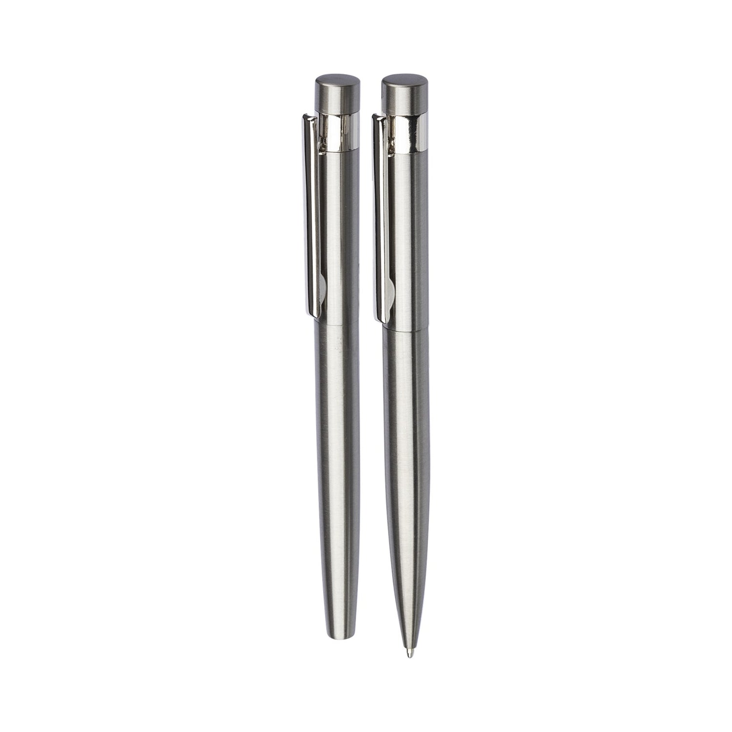 Recycled stainless steel pen set (2pc)