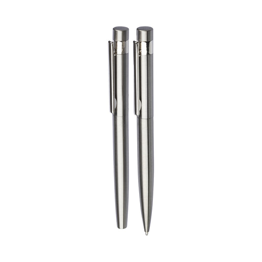Recycled stainless steel pen set (2pc)
