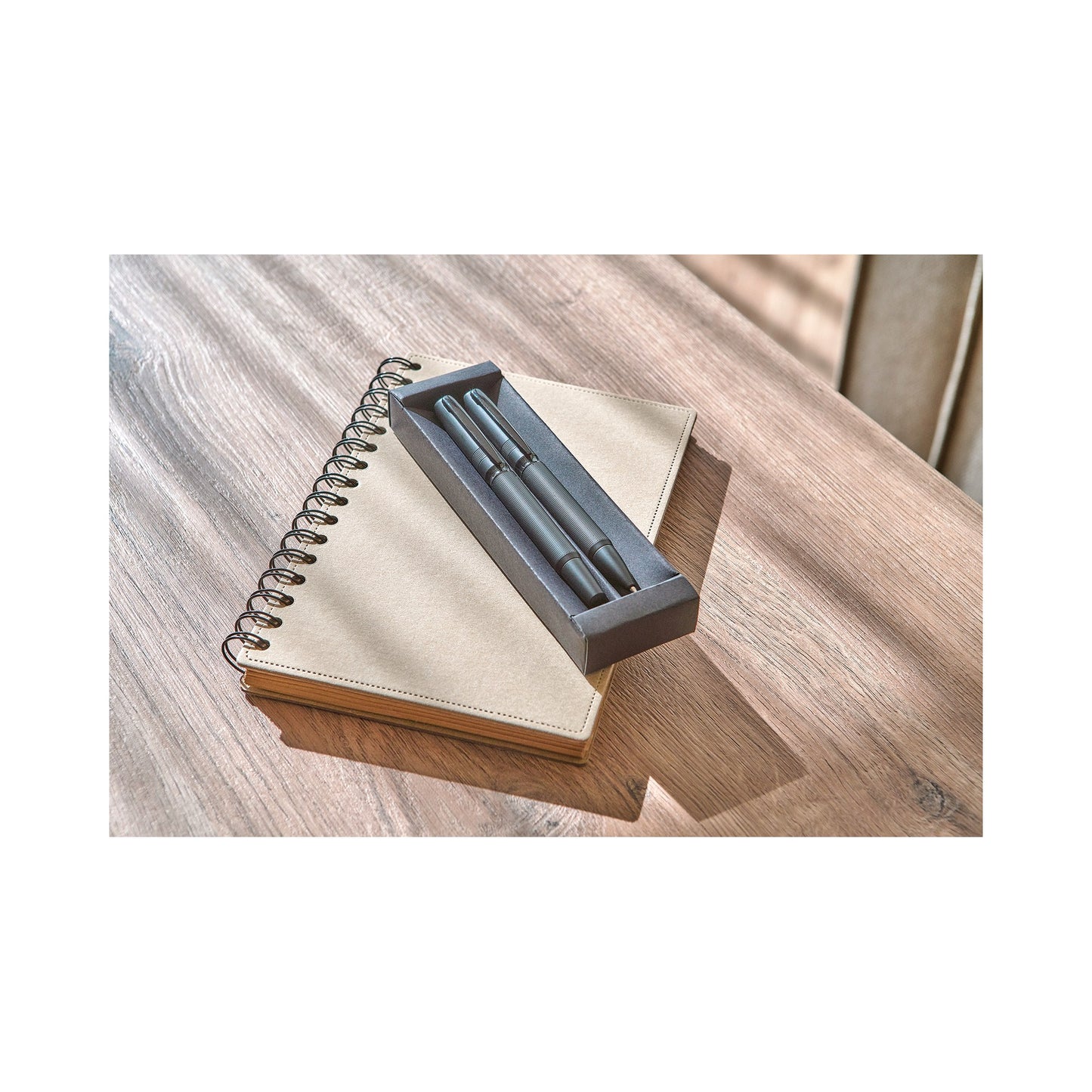 Metal and eco brass pen set