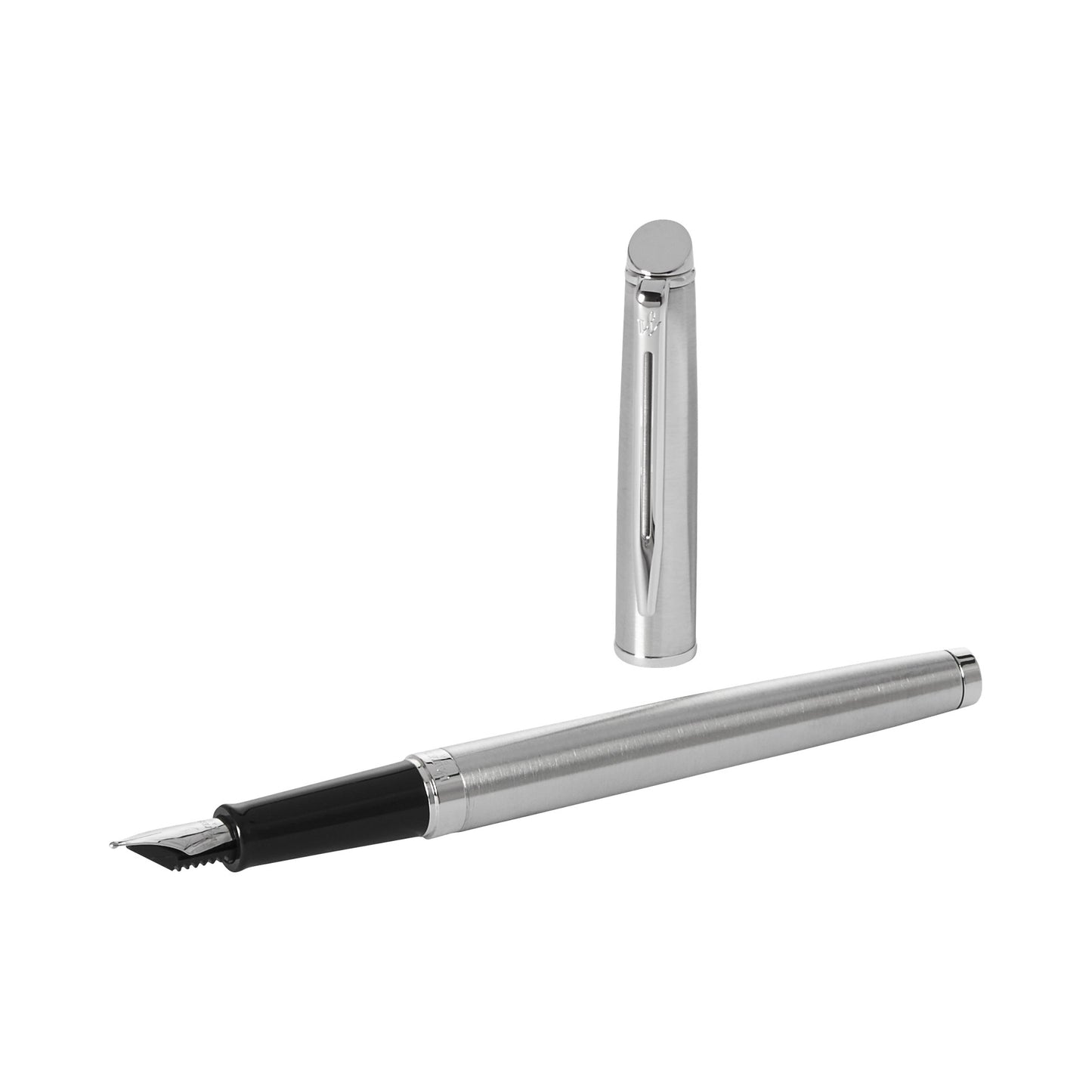 Waterman stainless steel fountain pen