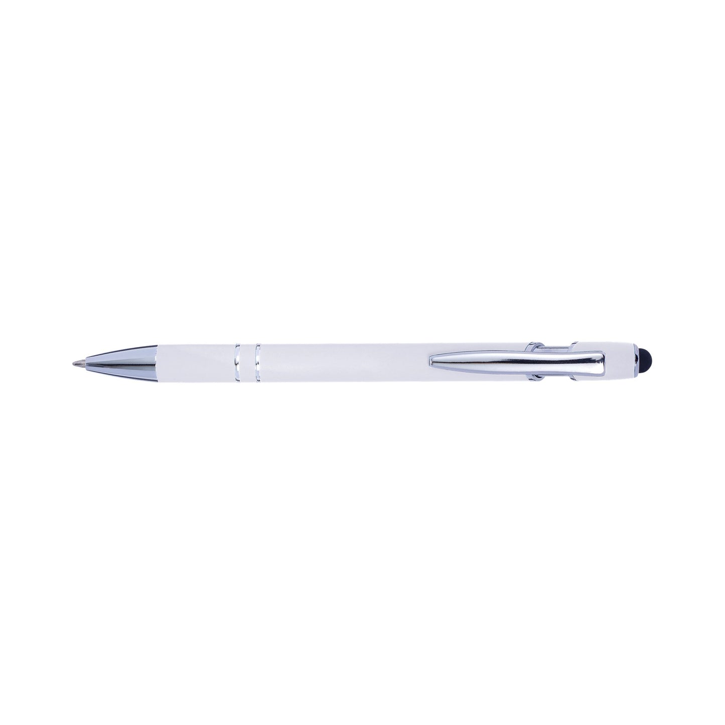 Ballpen with rubber finish