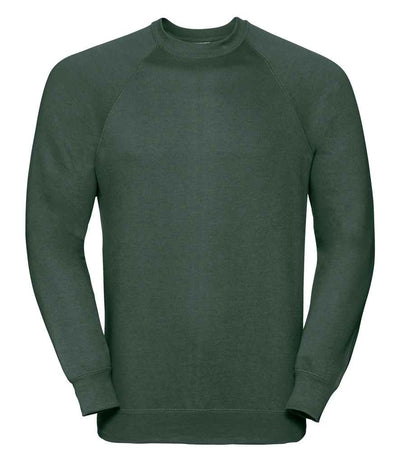 Russell Athletic Raglan Sweatshirt - Bottle Green