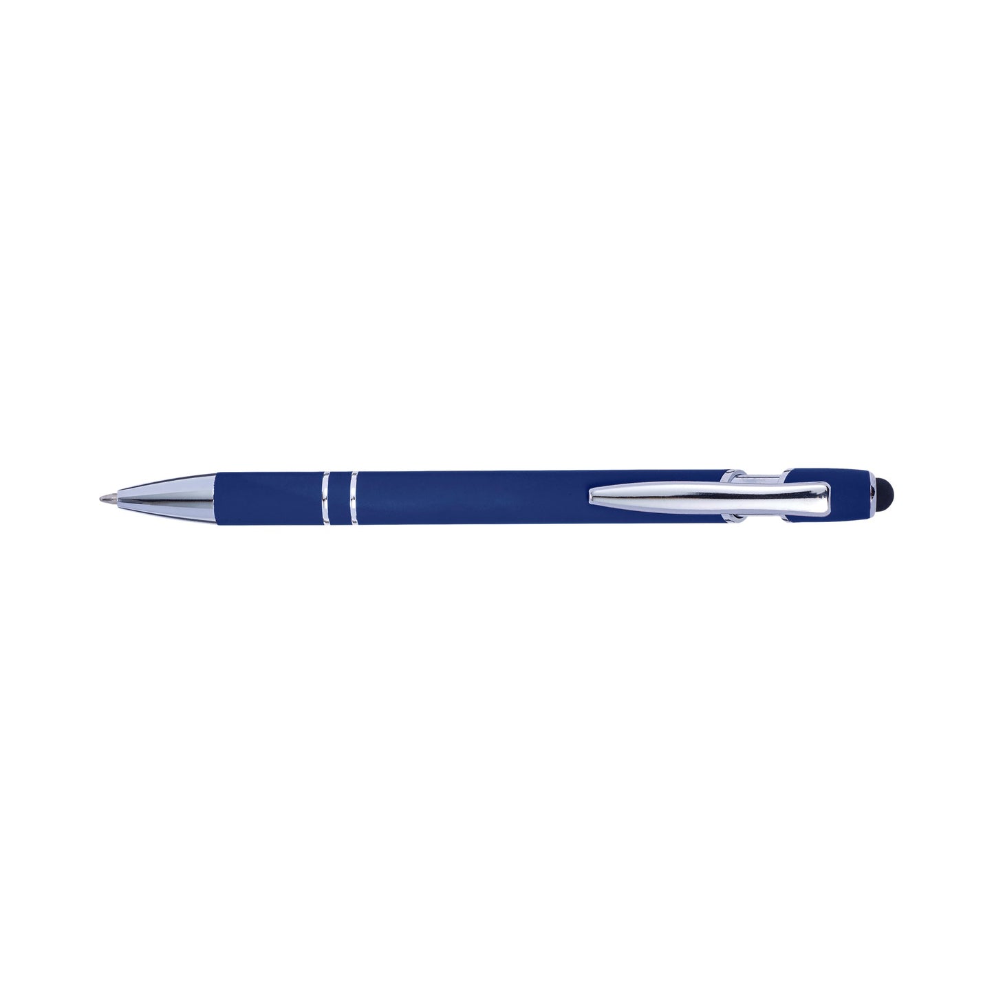Ballpen with rubber finish