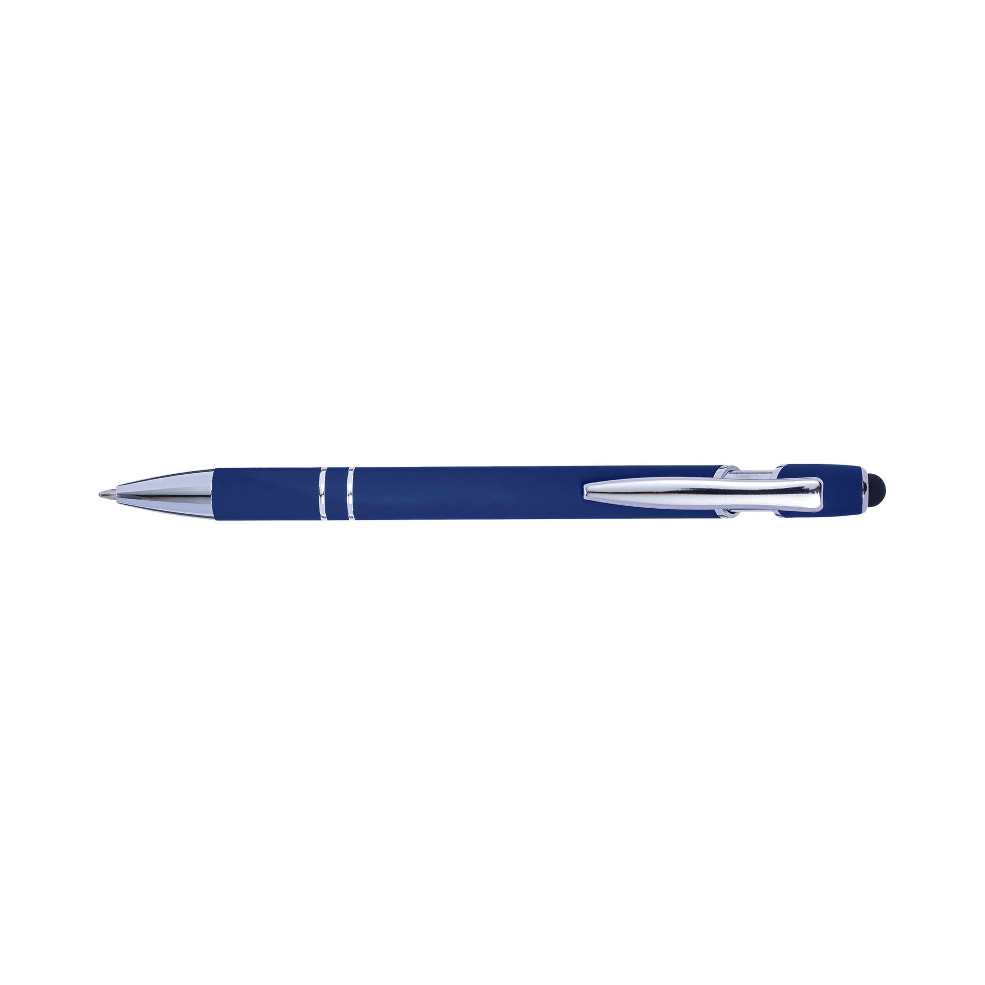 Ballpen with rubber finish