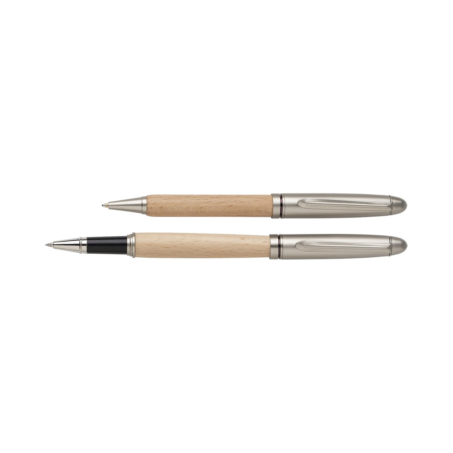 Beech wood writing set