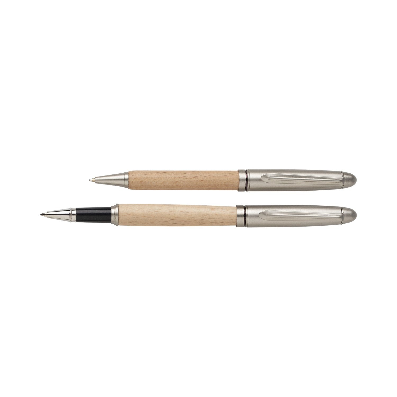 Beech wood writing set