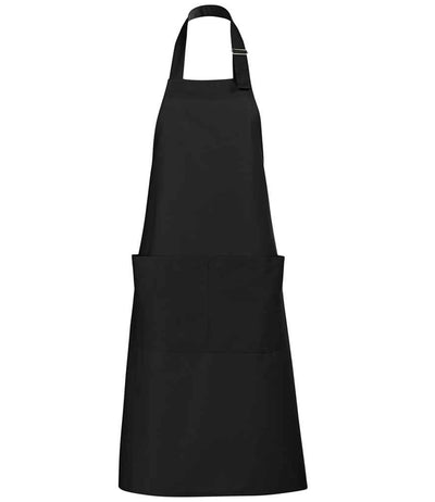 SOL'S Gala Long Bib Apron - Deep Black