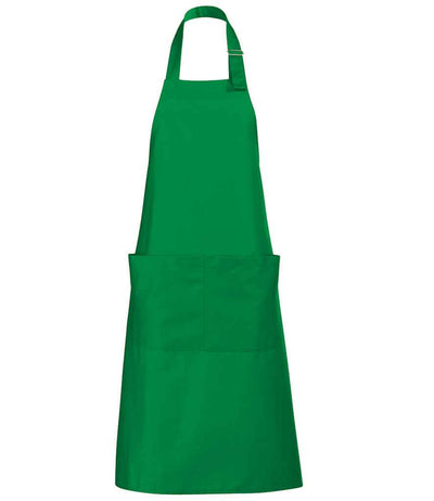 SOL'S Gala Long Bib Apron - Kelly Green