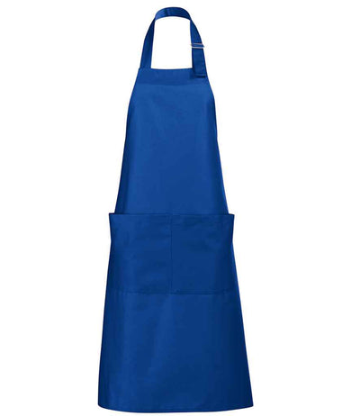 SOL'S Gala Long Bib Apron - Royal Blue