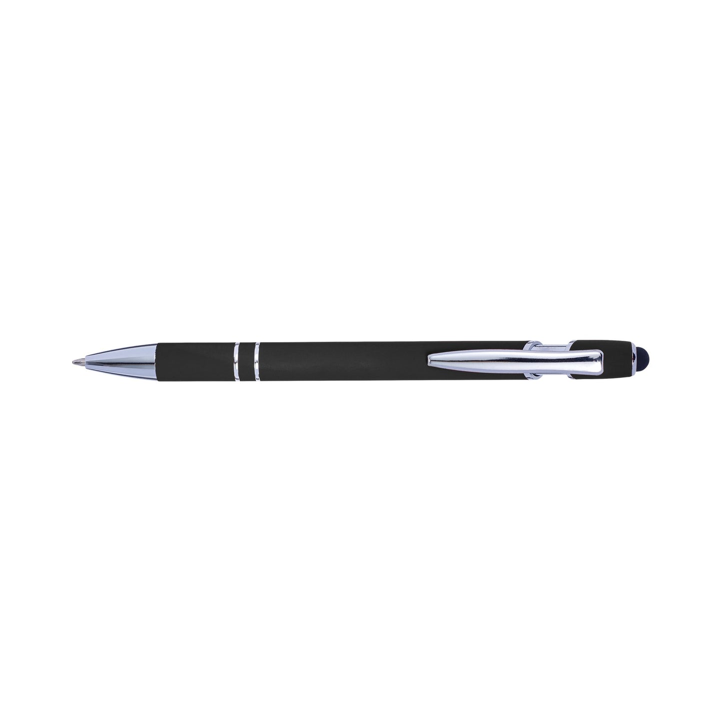 Ballpen with rubber finish