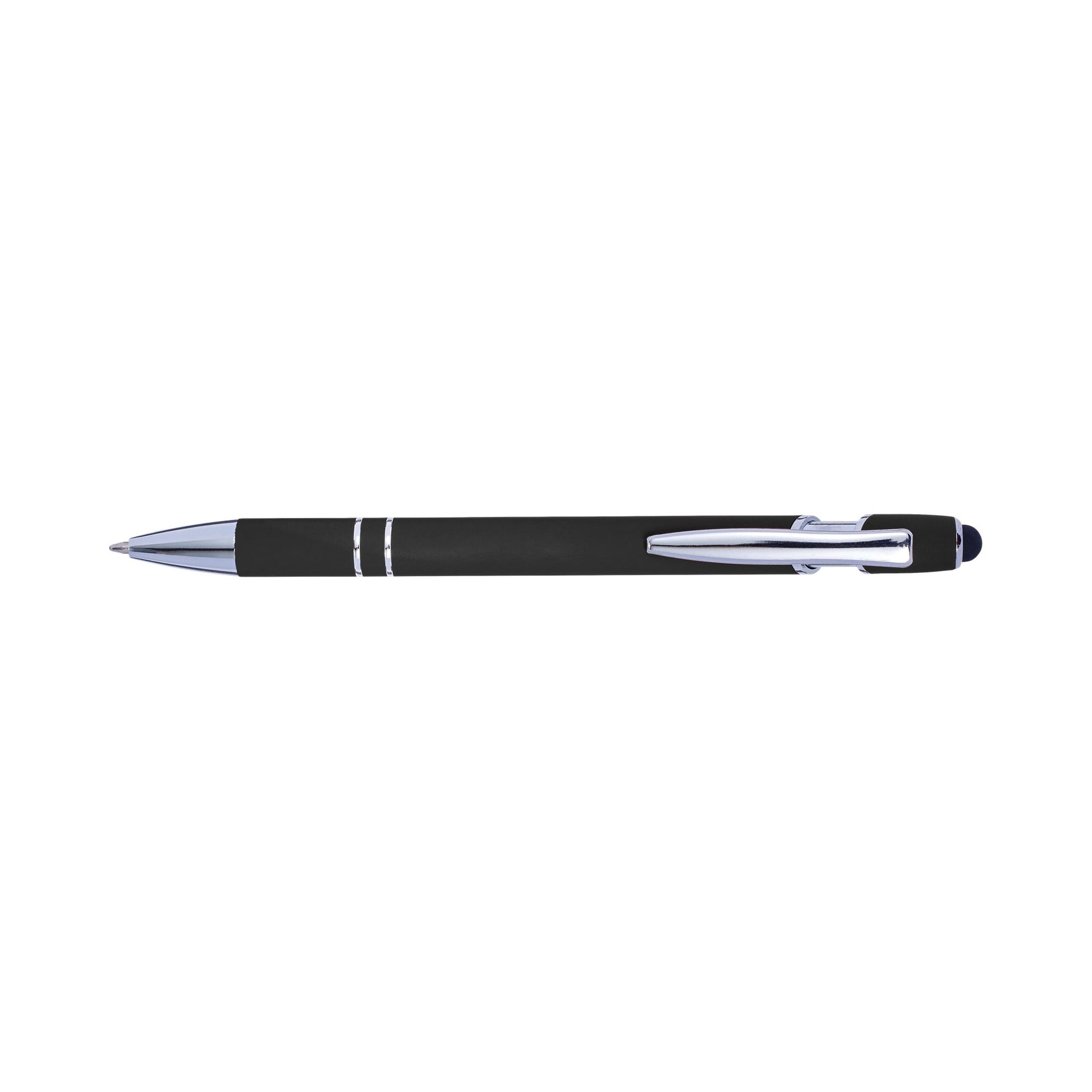 Ballpen with rubber finish