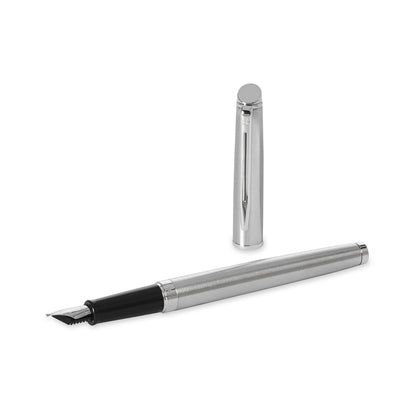 Waterman stainless steel fountain pen