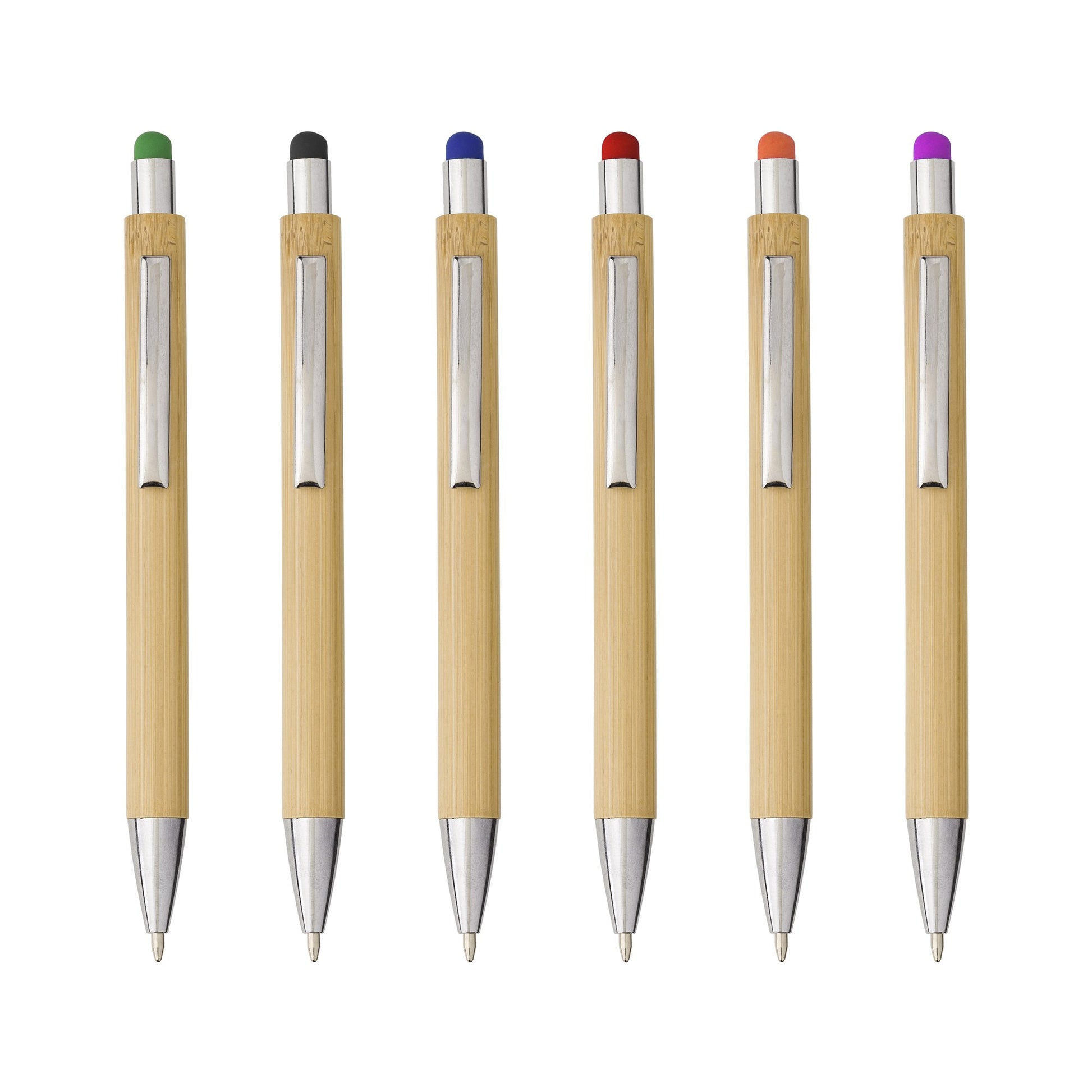 Bamboo and plastic ballpen