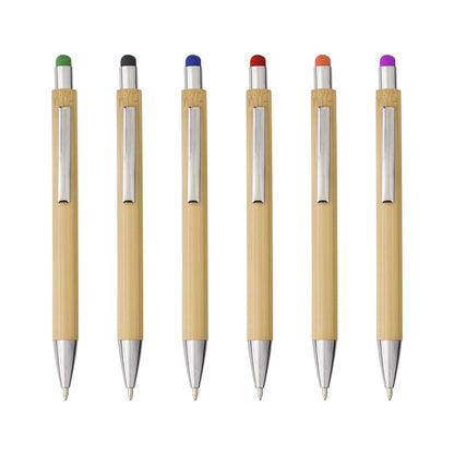 Bamboo and plastic ballpen