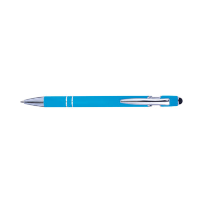 Ballpen with rubber finish
