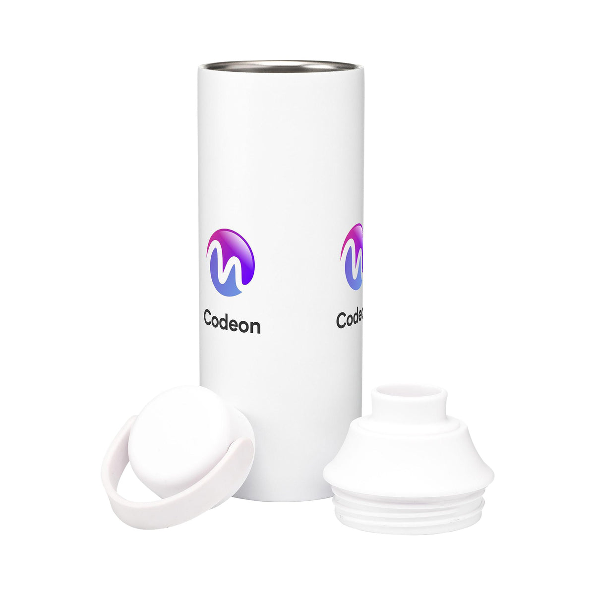 Recycled stainless steel double walled bottle (600ml)