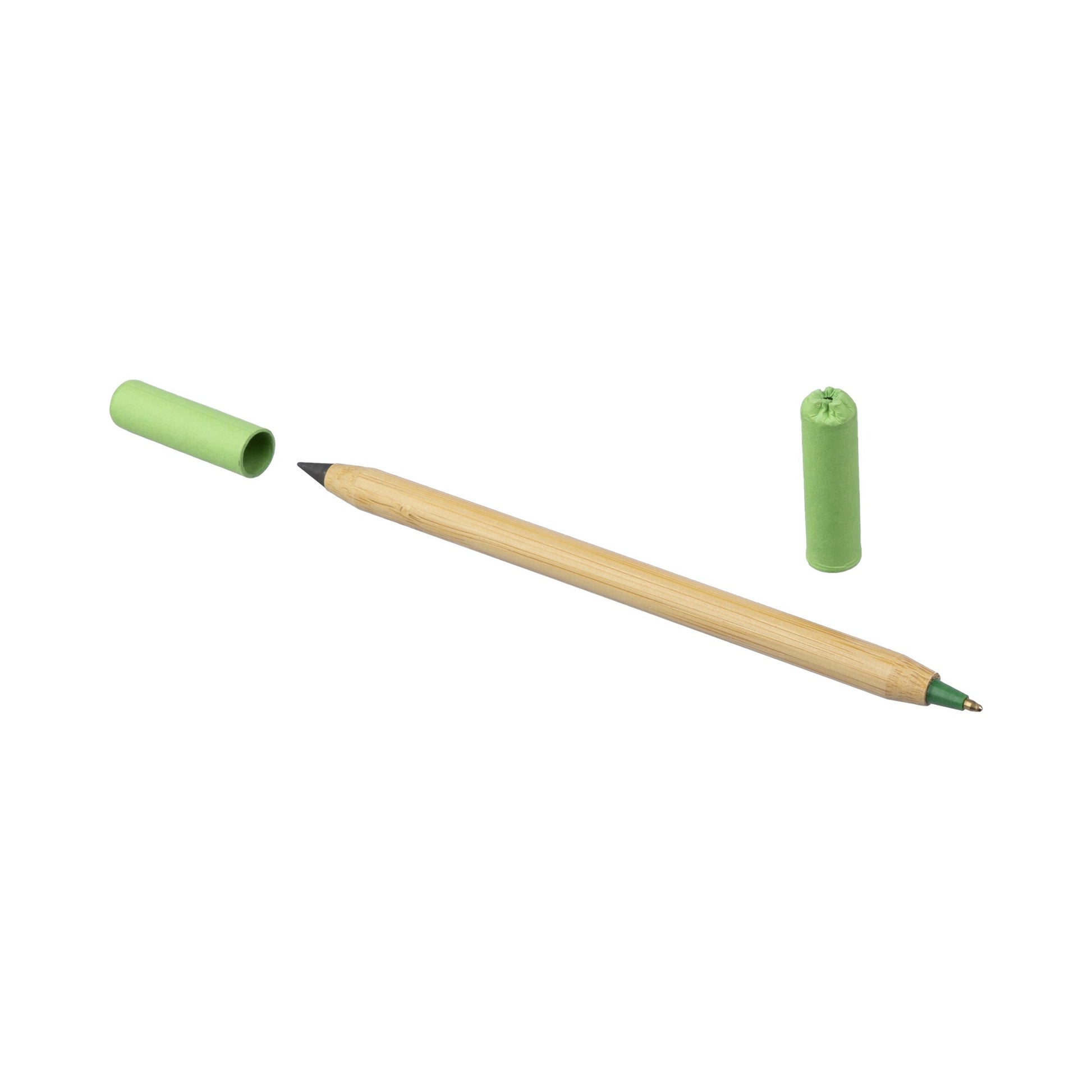 Bamboo endless pencil and ballpen