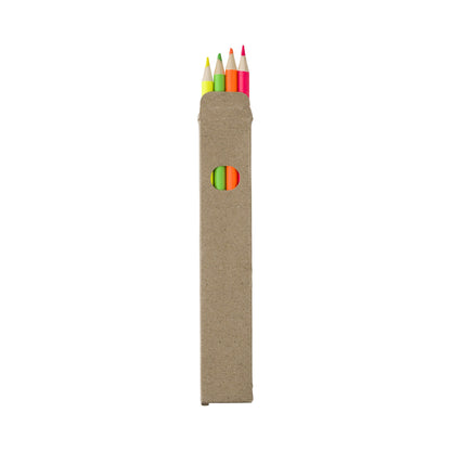 Coloured highlighter pencil set (4pc)