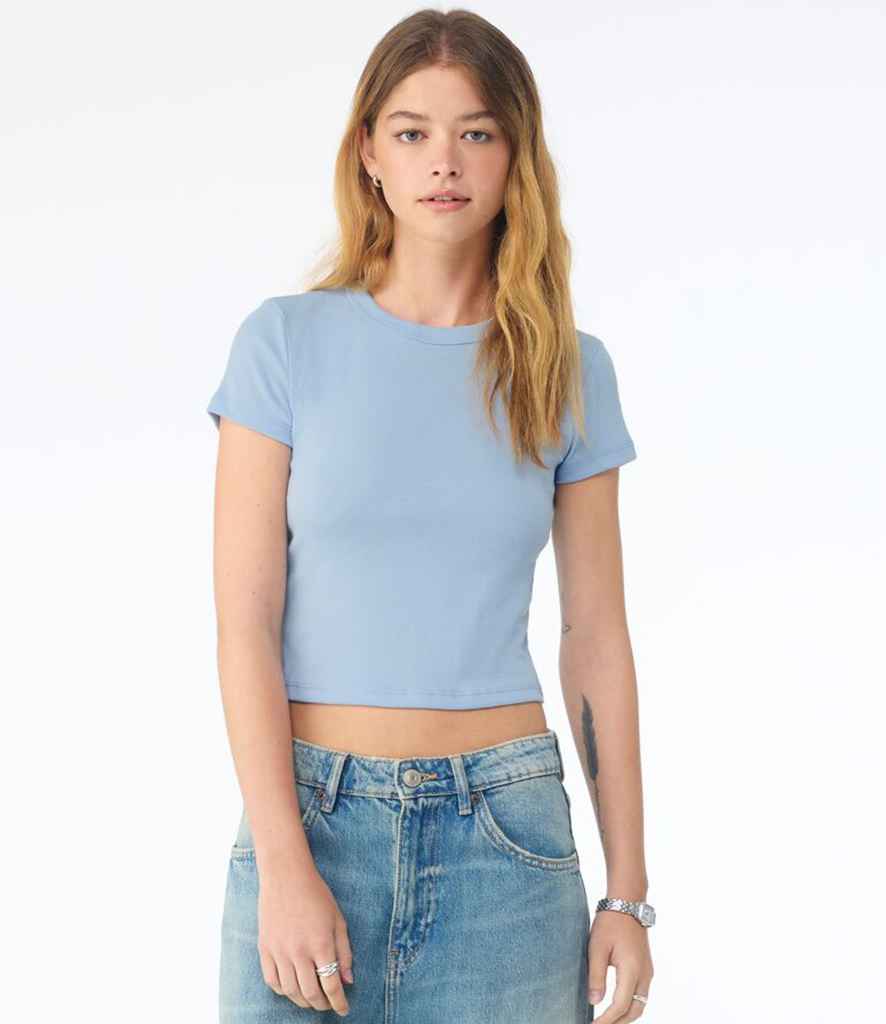 Bella Ladies Micro Rib Baby T-Shirt