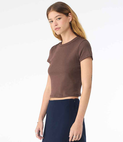 Bella Ladies Micro Rib Baby T-Shirt