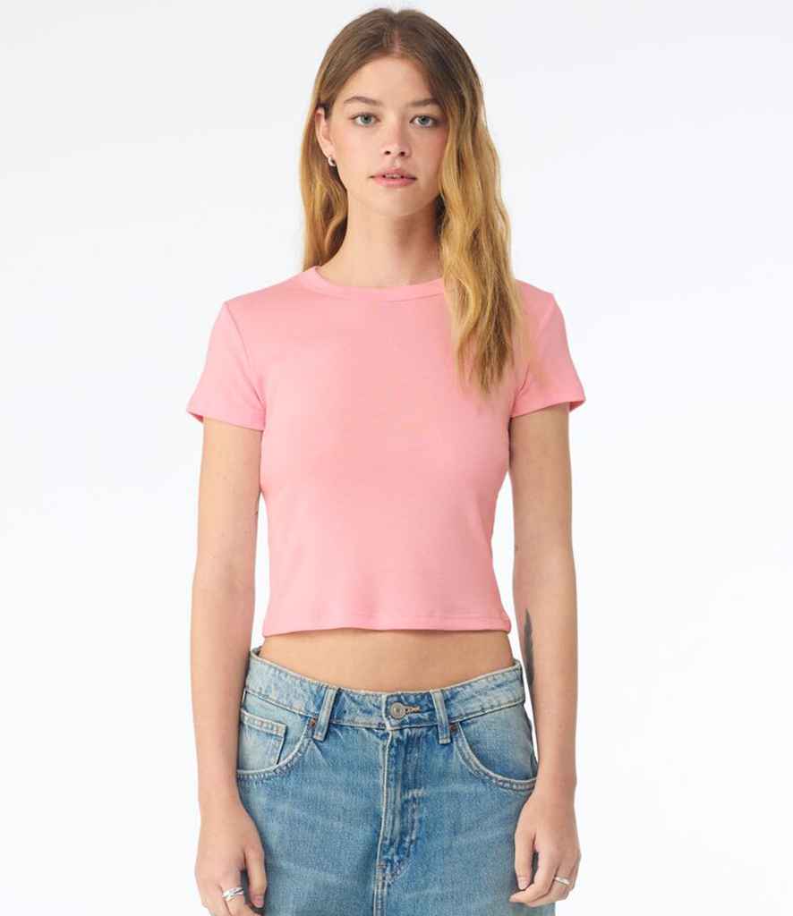 Bella Ladies Micro Rib Baby T-Shirt