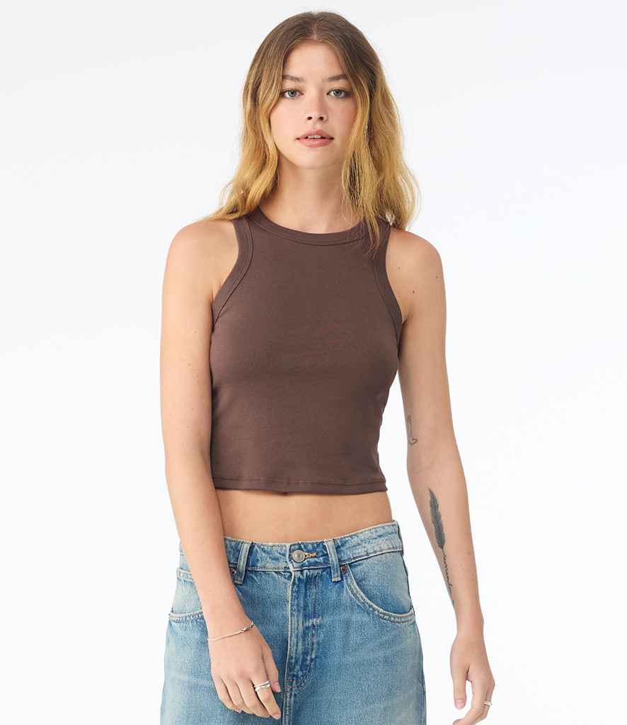 Bella Ladies Micro Rib Racer Tank Top