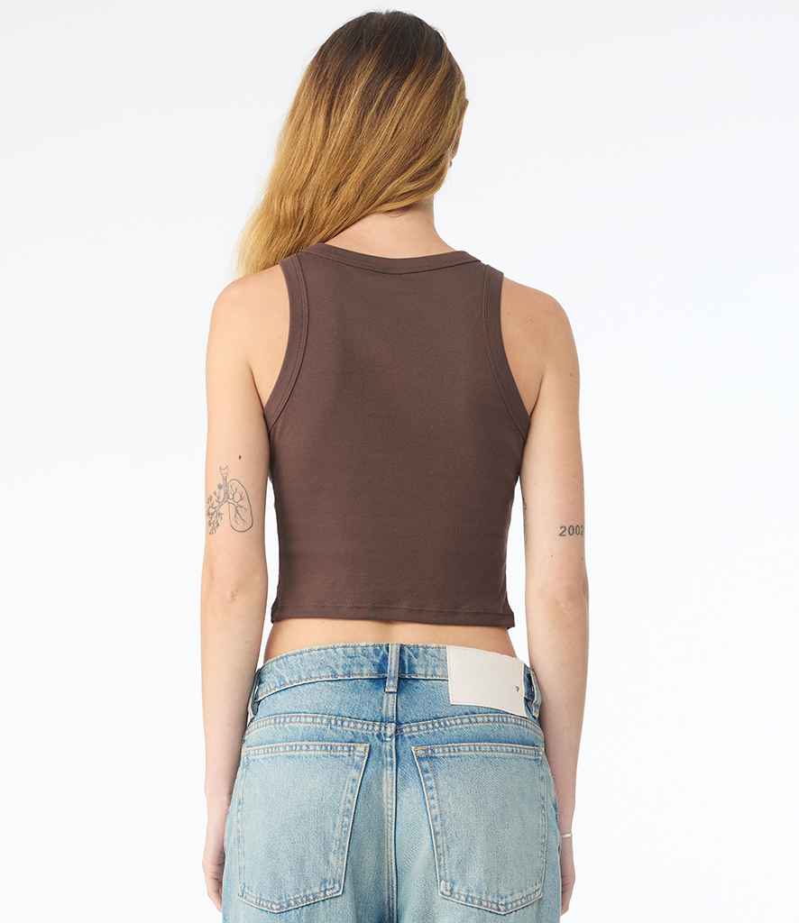 Bella Ladies Micro Rib Racer Tank Top