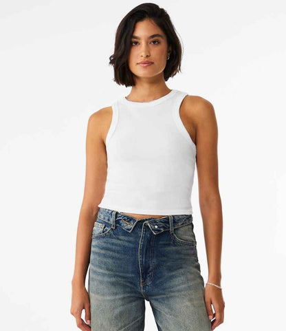 Bella Ladies Micro Rib Racer Tank Top