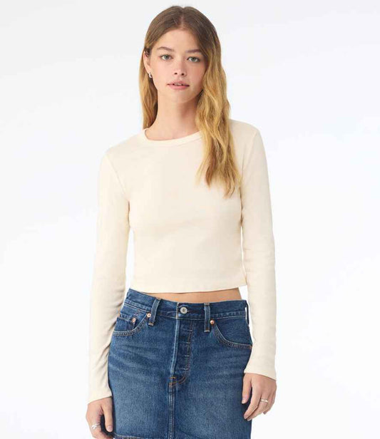 Bella Micro Rib Long Sleeve Baby T-Shirt