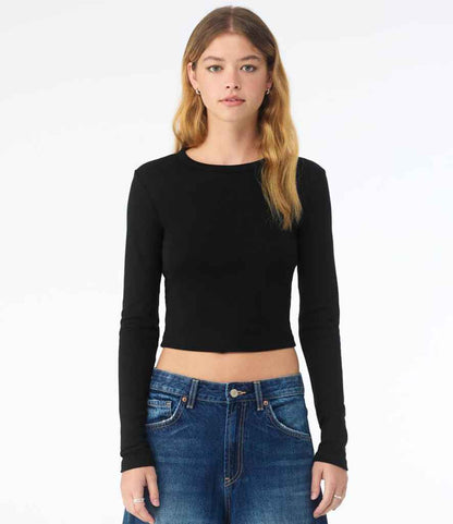 Bella Micro Rib Long Sleeve Baby T-Shirt