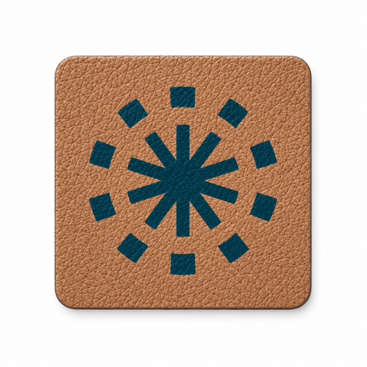 Textured Leather Coaster
