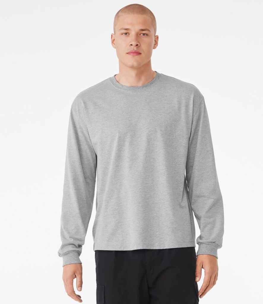 Canvas Unisex Heavyweight Long Sleeve Boxy T-Shirt
