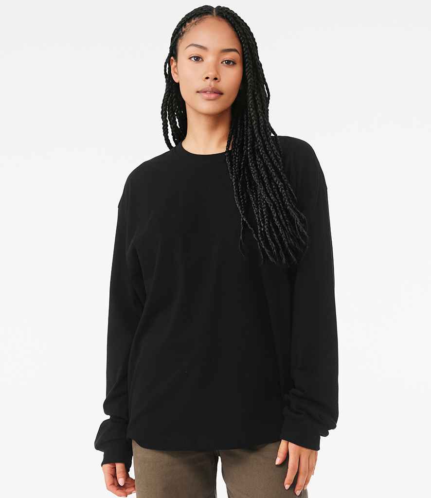 Canvas Unisex Heavyweight Long Sleeve Boxy T-Shirt