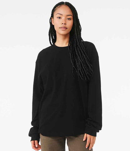 Canvas Unisex Heavyweight Long Sleeve Boxy T-Shirt