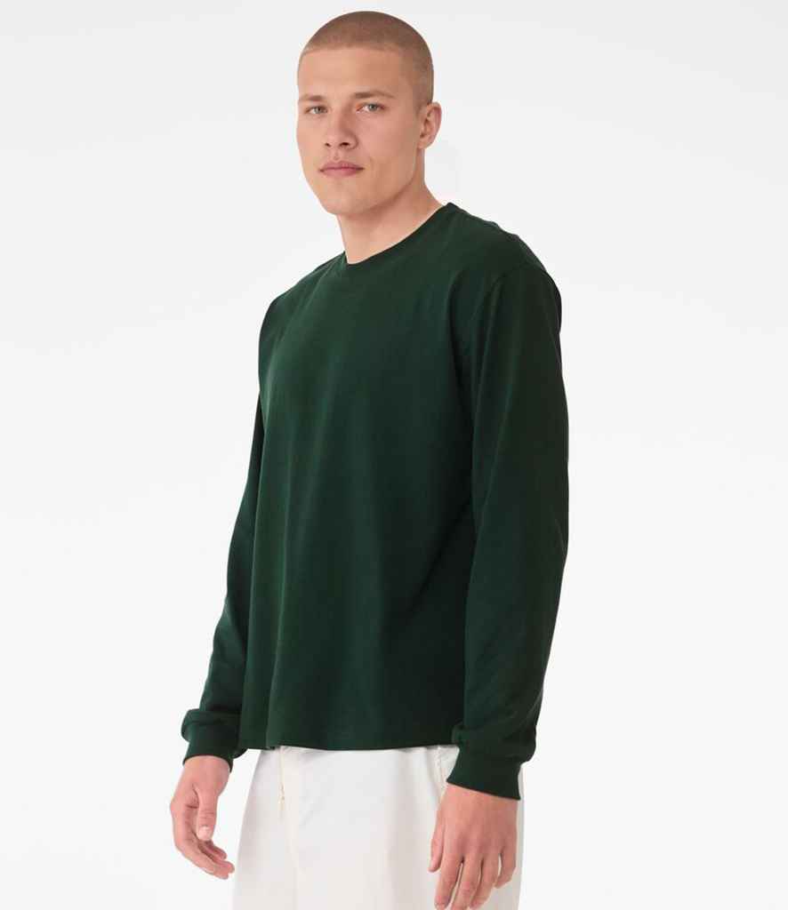 Canvas Unisex Heavyweight Long Sleeve Boxy T-Shirt