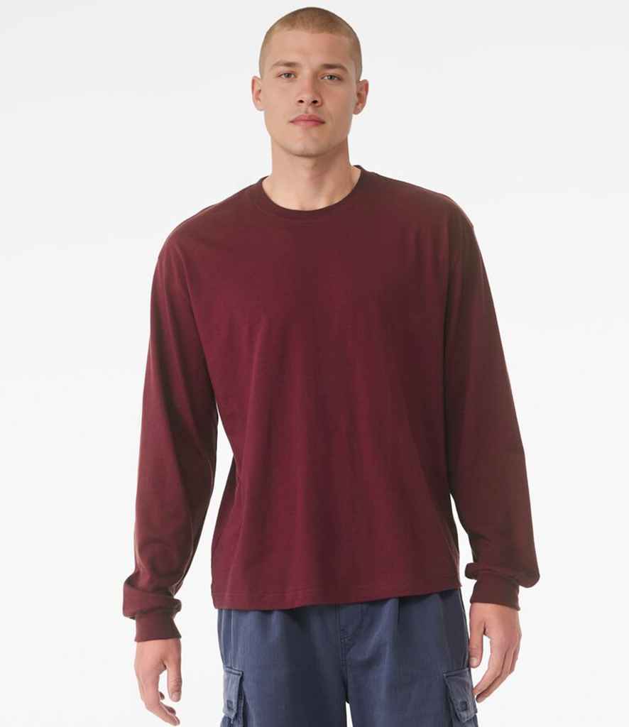 Canvas Unisex Heavyweight Long Sleeve Boxy T-Shirt
